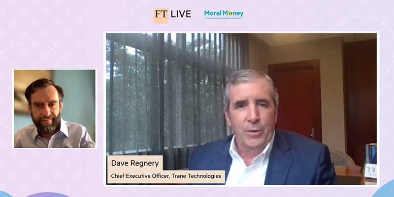 Dave Regnery interview with the Financial Times Moral Money Americas Summit video cover
